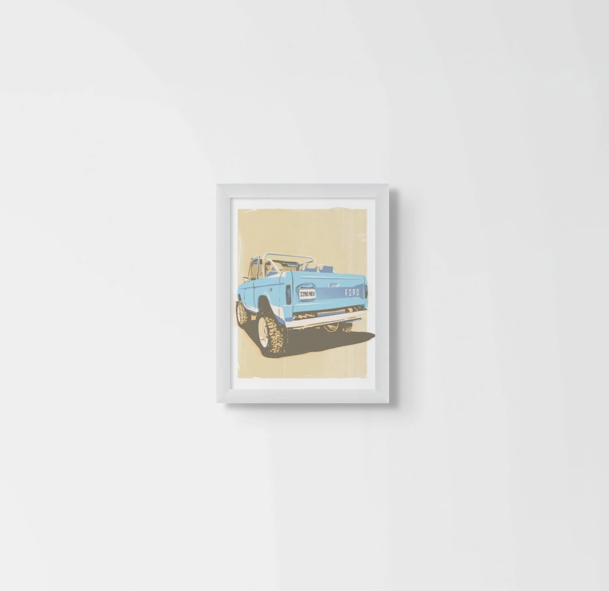 bronco 11x14 white frame-custom.jpg