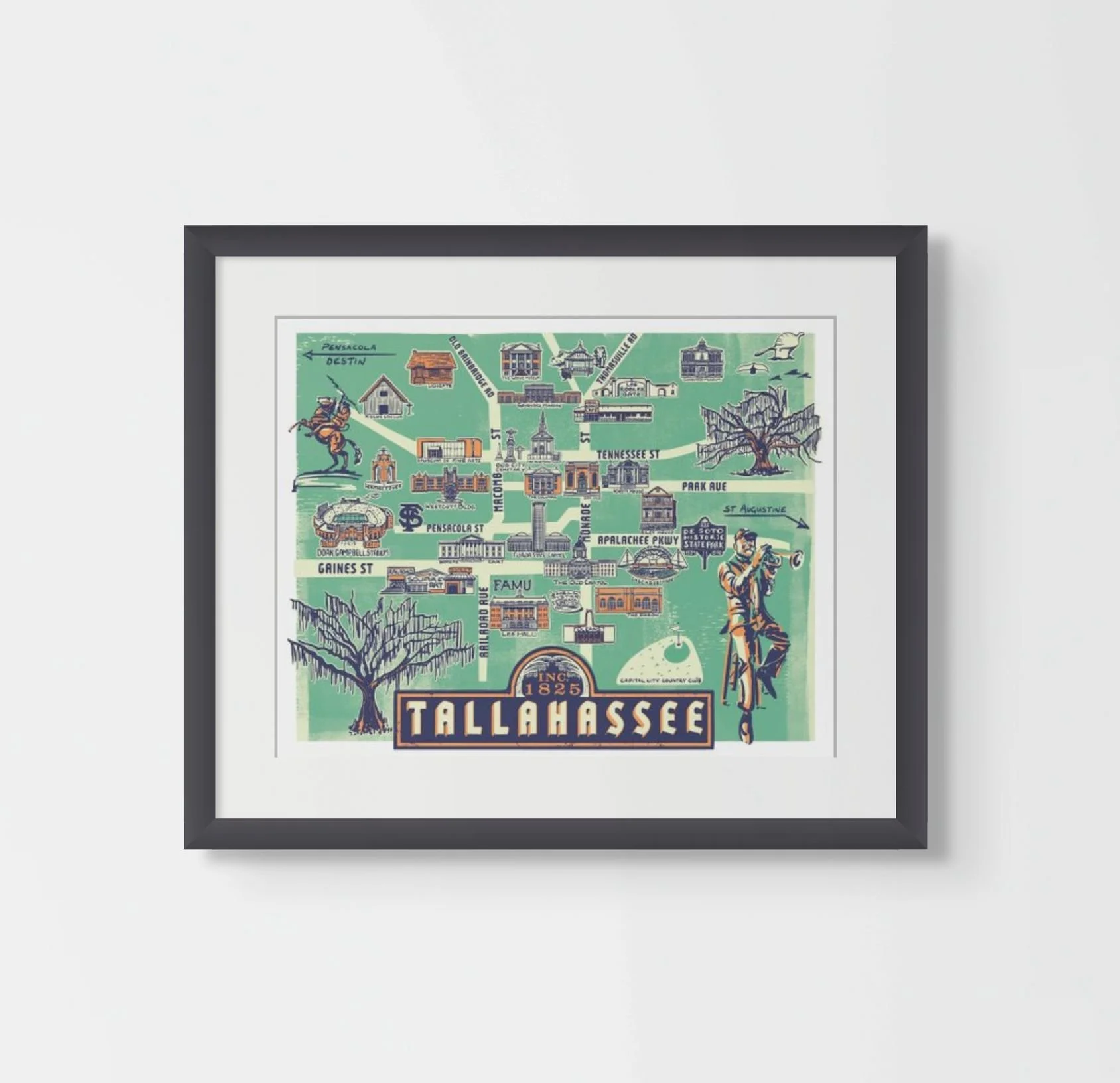 tallahassee 11x14 black matte frame-custom.jpg