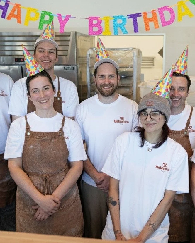 🥳 Tomorrow's the day, but first, thank you 💛

Our birthday party is tomorrow! $3 pretzels, giveaways, the works. But today, we just want to say thank you.

🤠💪🏻To our team: You're the heartbeat of Butterken. The early mornings, the long days, the
