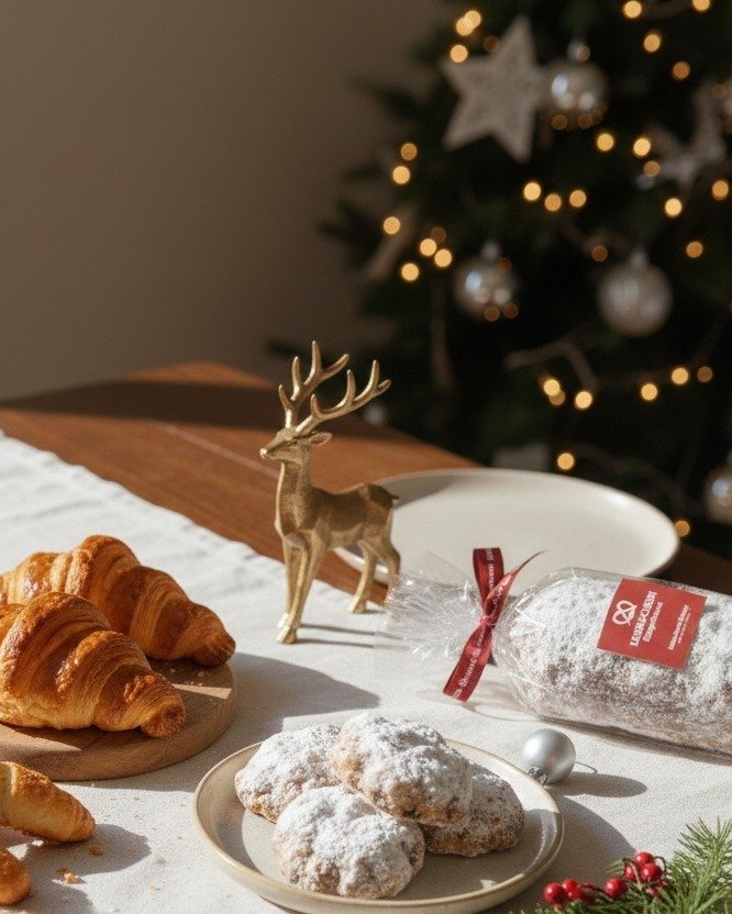 Lay out your Christmas table the Butterken Bakery way 🥖🎄

Start with the bread. Not as an afterthought, as the foundation. A beautiful sourdough loaf as your centrepiece. Breadsticks for easy grazing. Pretzels for the kids (and let's be honest, the