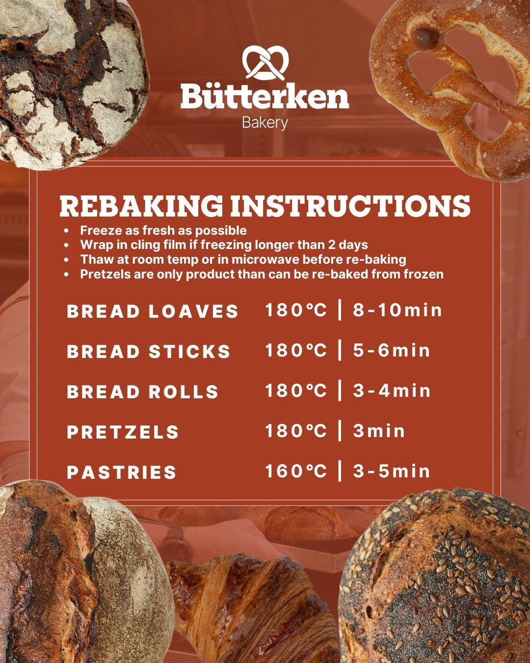 Want to make the most of your loaves? 🥖

Fresh bread is always going to be the best version of itself. But we get it (especially around this time of year!) sometimes you need to stock up, plan ahead, or just can't get through a whole loaf before it 
