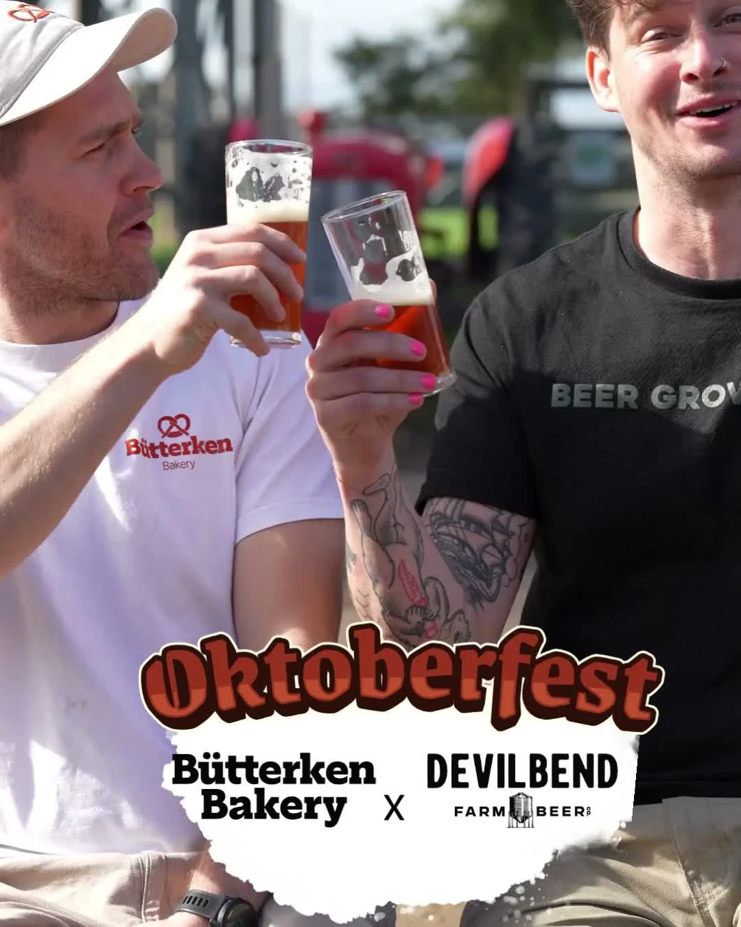 🍺🥨 OKTOBERFEST HAS LANDED! 🥨🍺 Wooo hoooo! 

We&rsquo;re teaming up with our friends at Devilbend for the whole month of October and we&rsquo;re bringing a little bit of Bavaria to the Peninsula.

Think freshly baked Butterken pretzels, Dunkles Ro