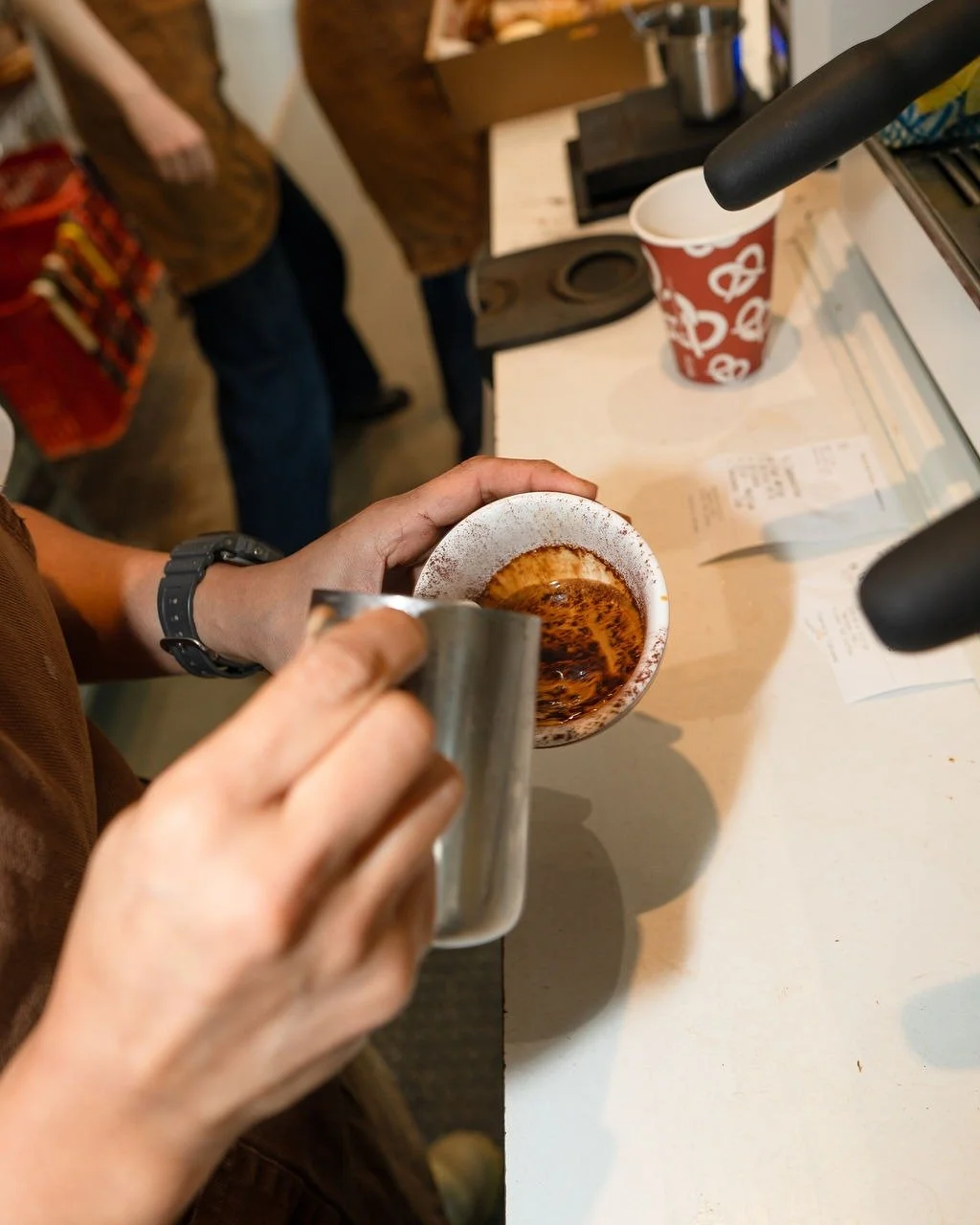 ☕️ A good cup of coffee starts long before it reaches your hands.

A trip to Uganda opened Anita and Hendrik&rsquo;s eyes to the people, communities and livelihoods behind something served every single day at B&uuml;tterken.

It reminded them that go