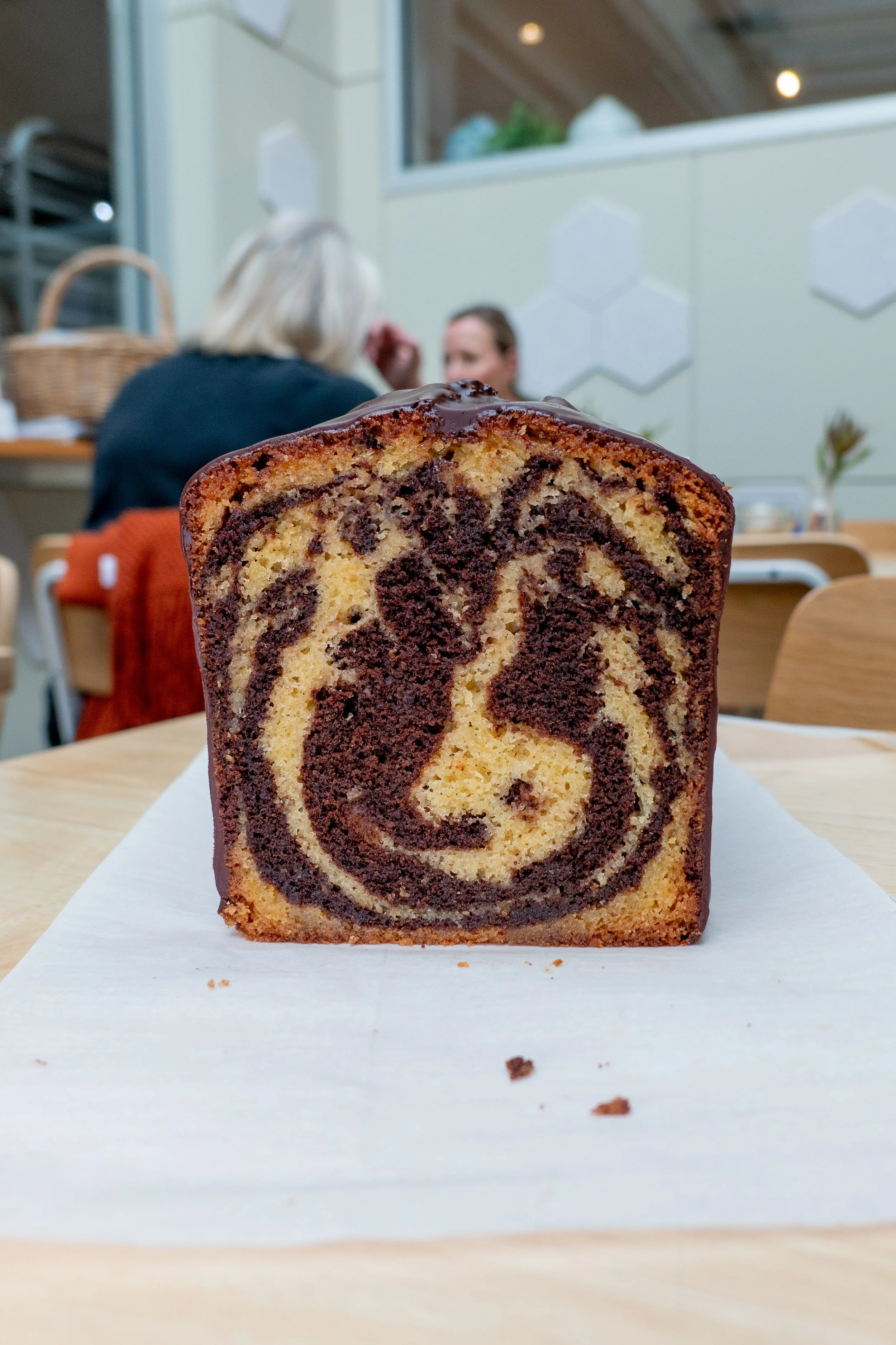 cross section marble cake