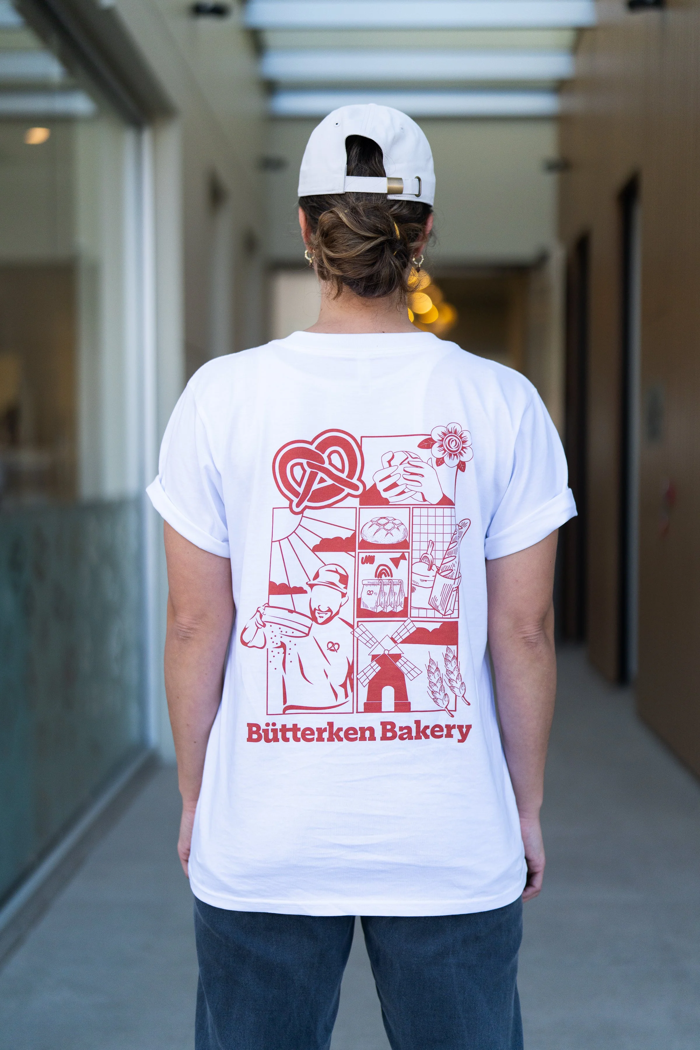 Womens Short Sleeve Butterken Tee