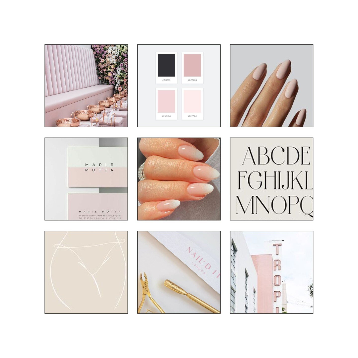 Molly Dollys Nails &amp; Beauty // ​​​​​​​​Pretty in Pink Moodboard 

Complete branding to be revealed in the next post... 👀 

Would you like to work together? Fill out the enquiry form linked in bio📩

#branding #brandingdesign #brandinginspiration