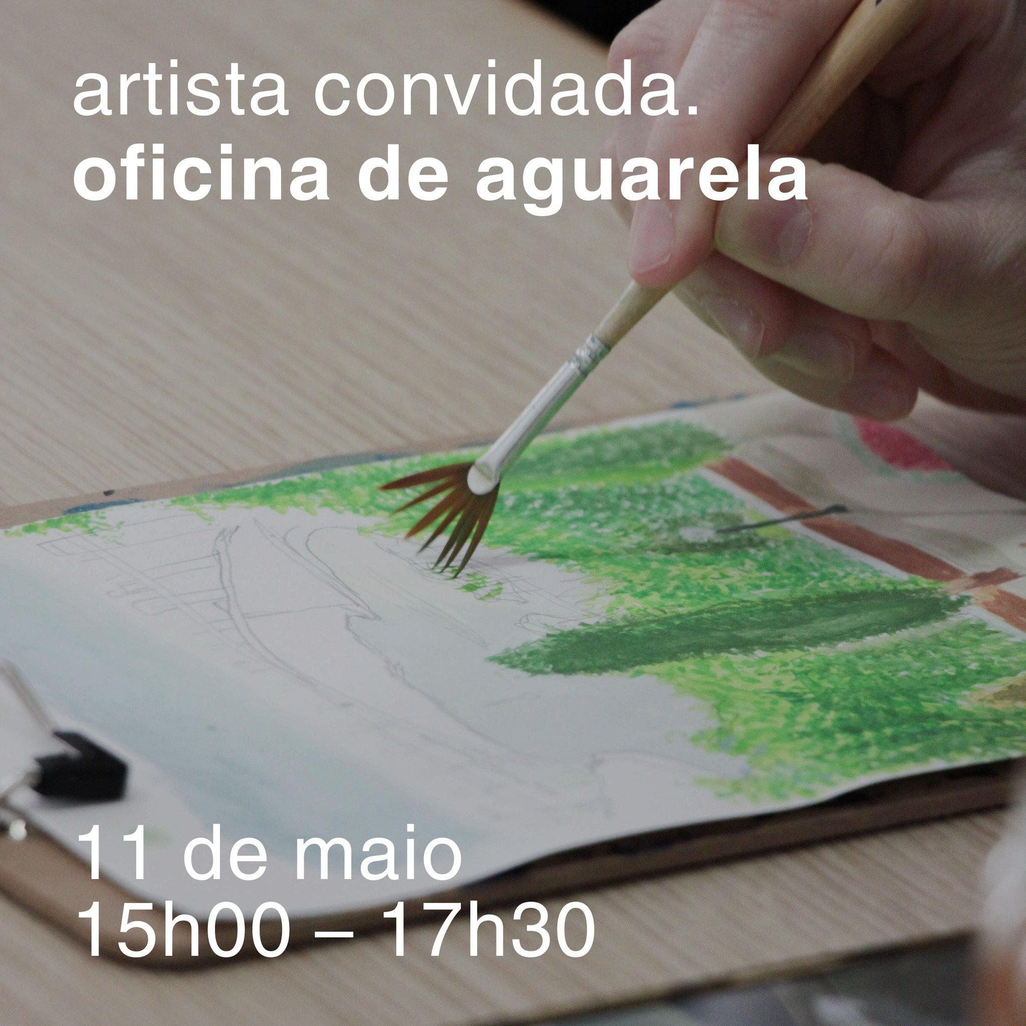 No dia 11 trazemos a primeira oficina de aguarela com a @rolidimario.art!
De forma descontra&iacute;da vamos explorar a t&eacute;cnica da aguarela, desde a concep&ccedil;&atilde;o do projeto at&eacute; &agrave; pintura final, tudo com o apoio e orien