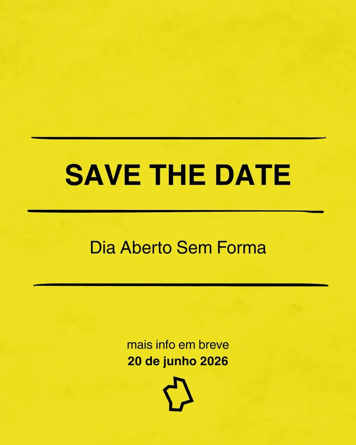 SAVE THE DATE

H&aacute; muito tempo que quer&iacute;amos fazer isto!
No dia 20 de junho vamos abrir as portas do Atelier Sem Forma para um dia de encontro e experimenta&ccedil;&atilde;o.

Vamos ter atividades gratuitas, demonstra&ccedil;&otilde;es d