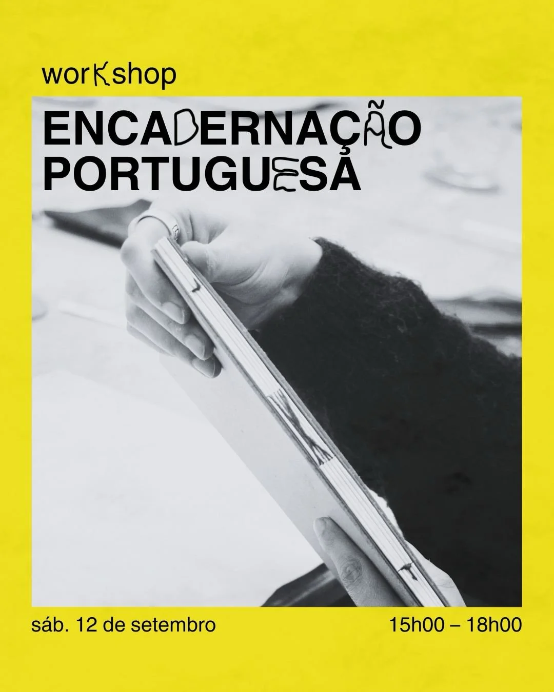 No pr&oacute;ximo s&aacute;bados temos workshop de encaderna&ccedil;&atilde;o portuguesa com a @ohmybinding 💥

Estamos super entusiasmadas de voltar ao ritmo do atelier e este vai ser o primeiro de muitos workshops deste final de ano! 

Todas as inf