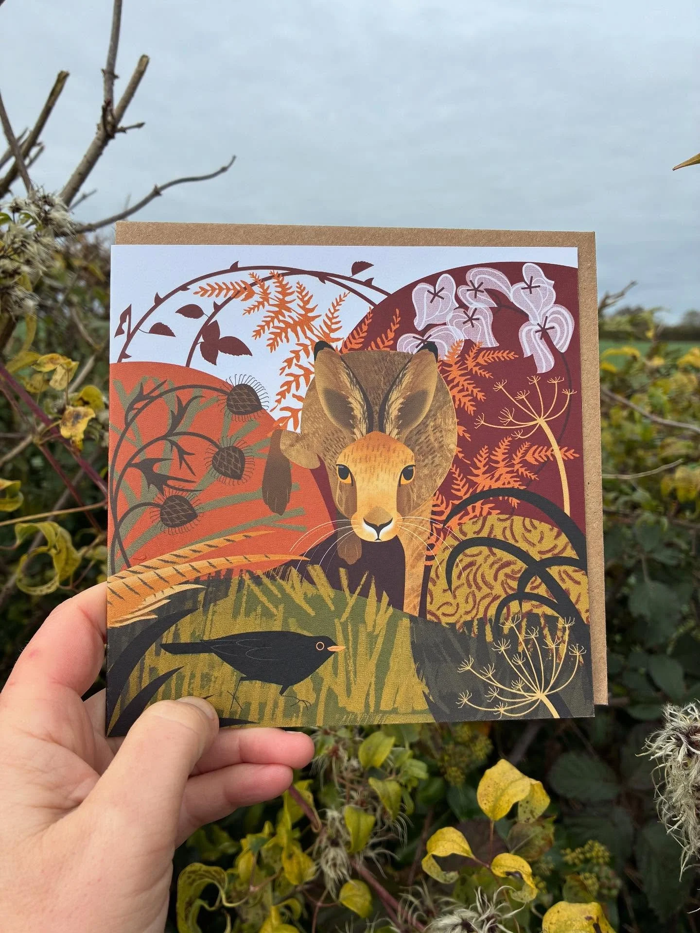 Running hares, fungi and badgers, barn owls, woodland birds&hellip; Today is your last chance to enjoy my 2025 AUTUMN SALE with 25% off in my Etsy Star Seller shop. (Link in bio.) 
.
Thank you for your purchases. ⭐️