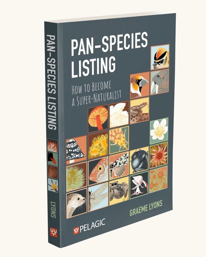Kicking off the week with a few of the book covers I&rsquo;ve illustrated recently and because &lsquo;Pan-Species Listing: How to become a super naturalist&rsquo; is now out in the world with @pelagicpublishing Congratulations @lyons.graeme 
.
PSL is