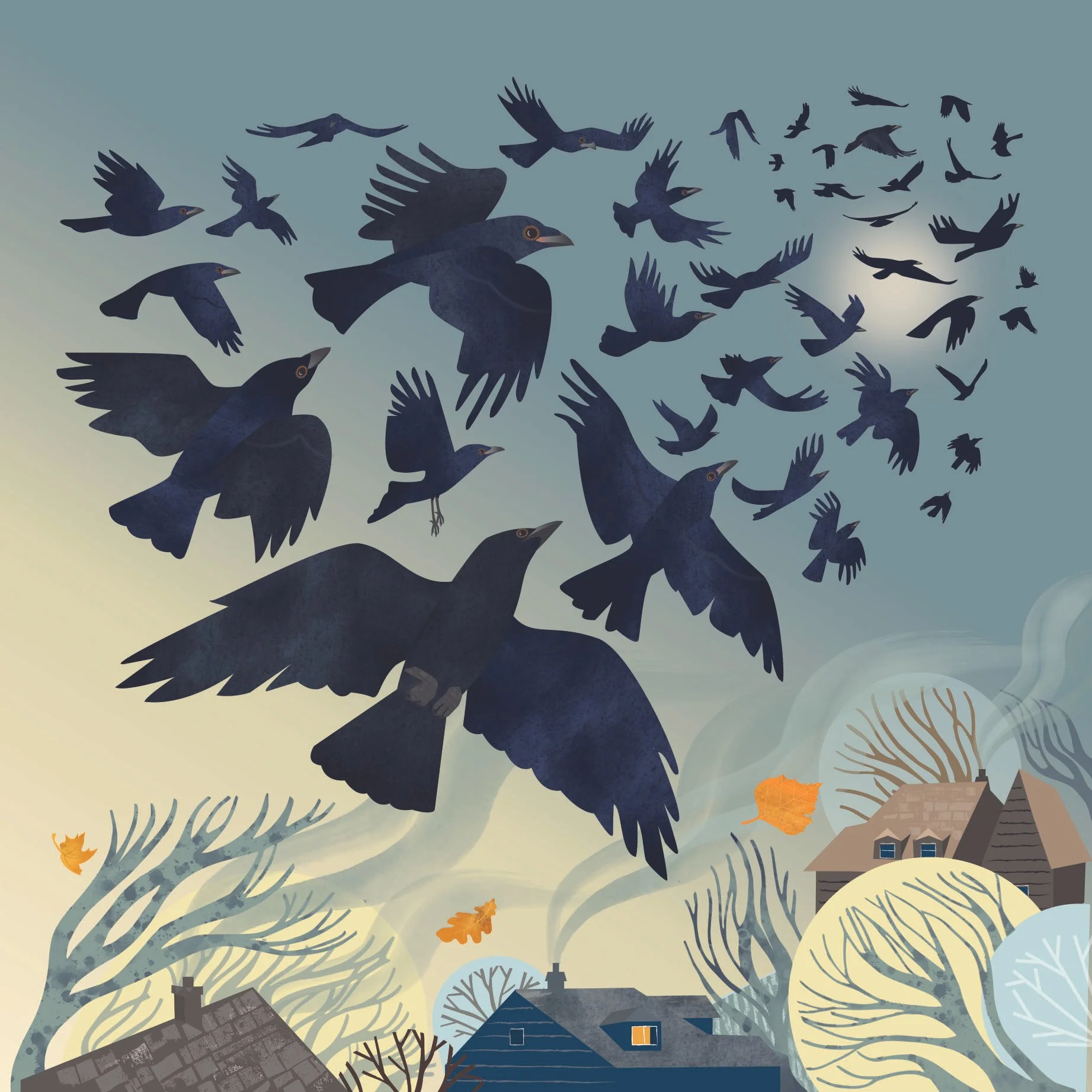 Flock of crows 150cm.jpg