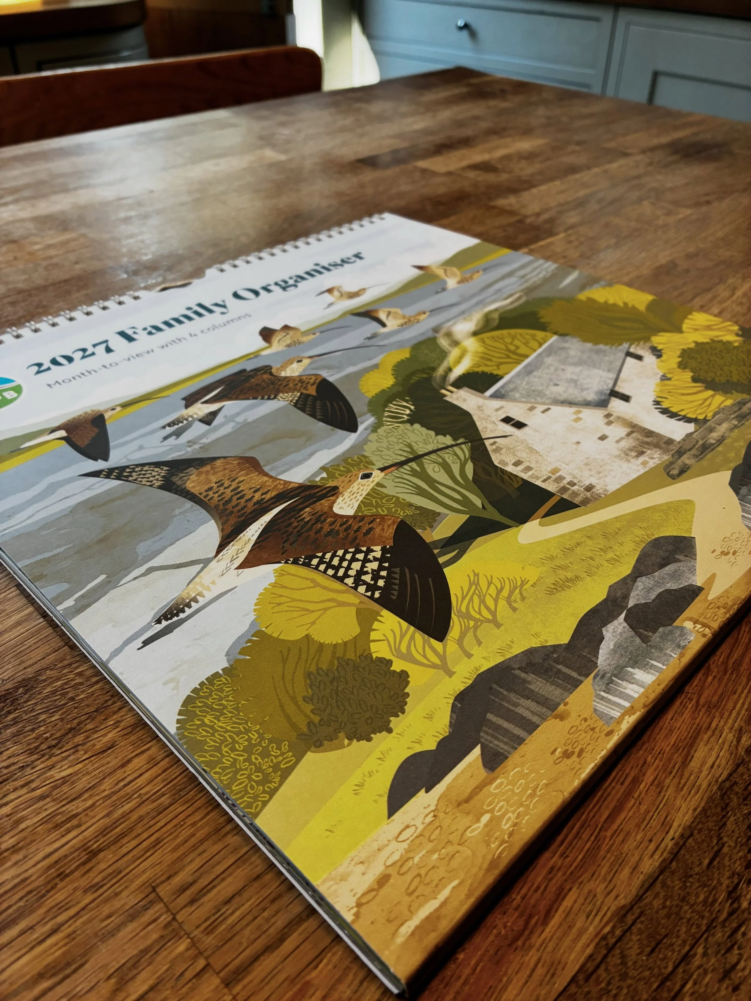 The 2027 @rspb Family Organiser is out in the world and there&rsquo;s a limited number now available in my shop (link in bio). Bird loveliness to take you through the months and seasons. Don&rsquo;t forget each purchase funds the RSBP&rsquo;s vital c