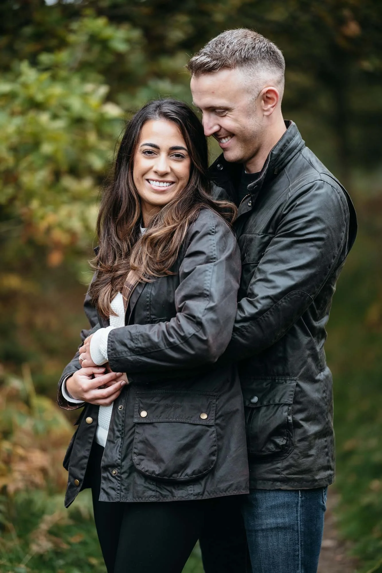 Couple in their pre wedding photoshoot