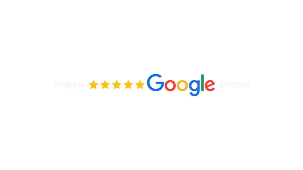 Over 85 five-star Google reviews