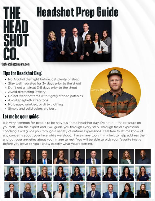 Headshot Script Headshot Prep Guide — The Headshot Company