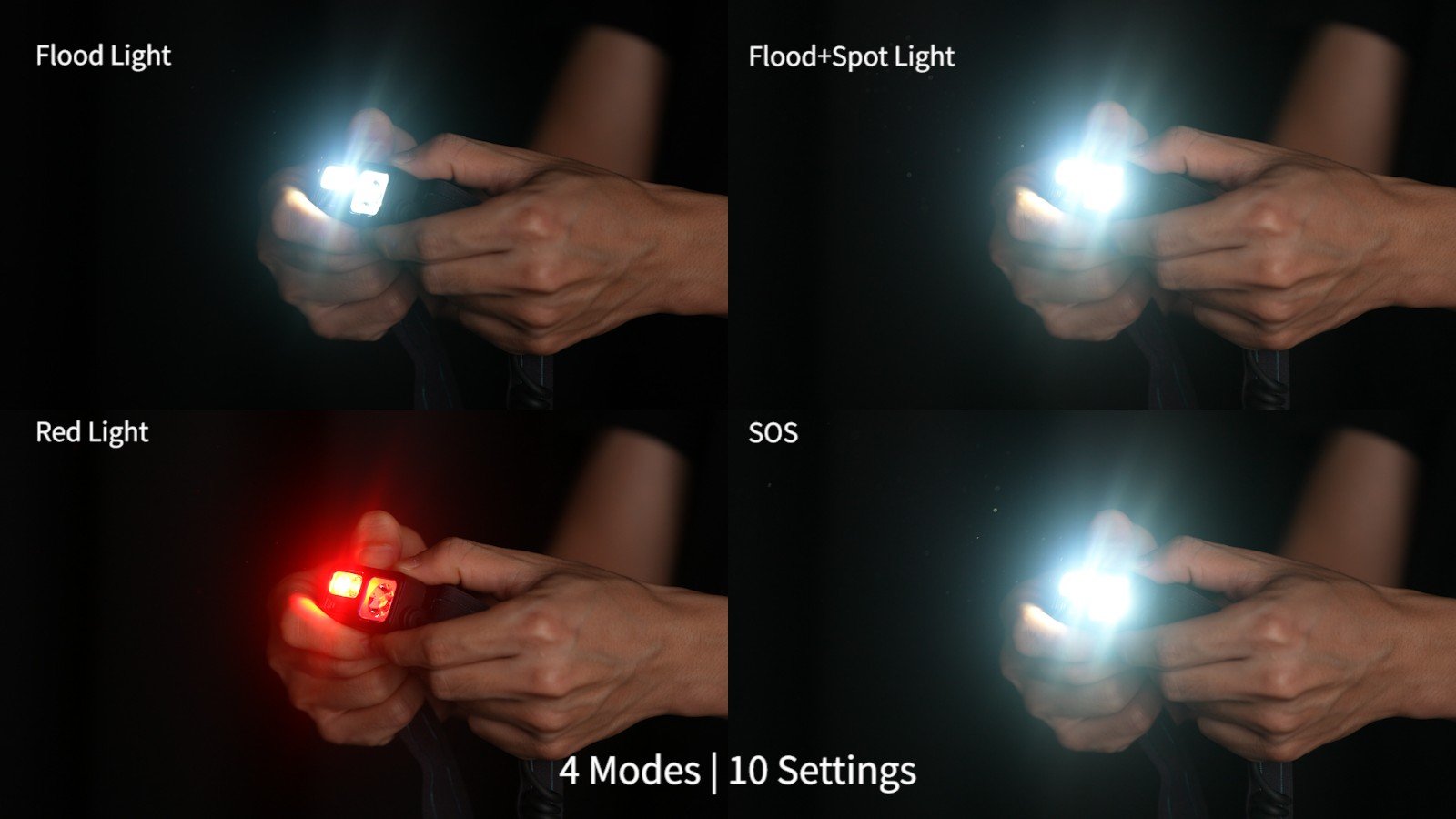 different lighting modes of array 2s