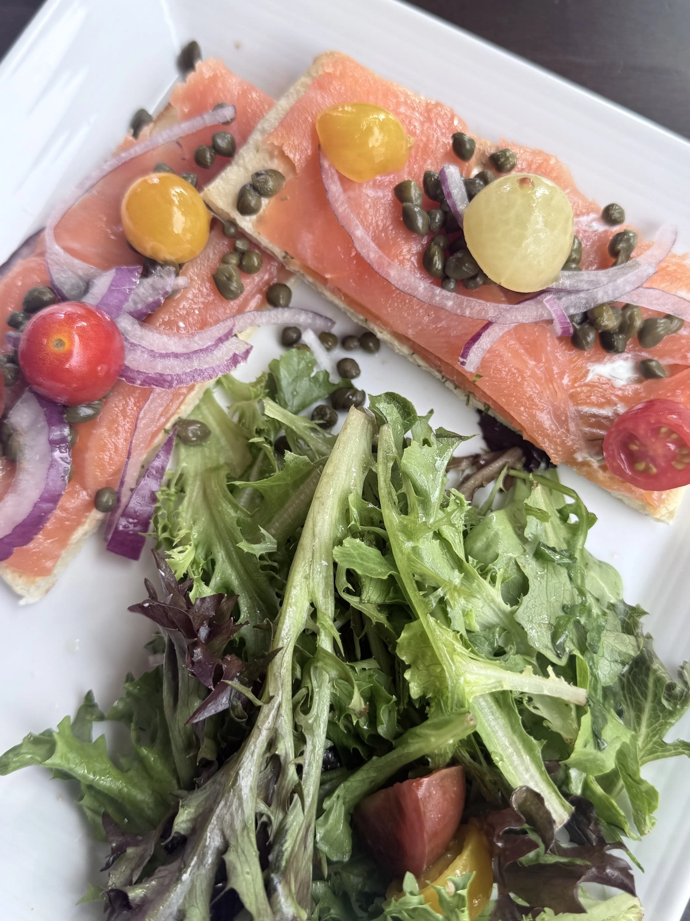 Smoked Salmon Flat Bread