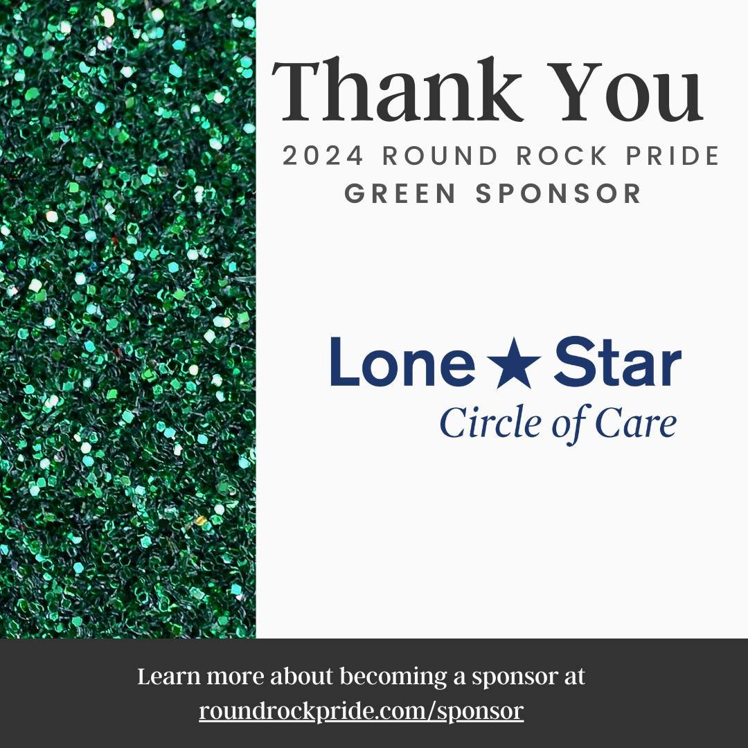 🌈 A massive round of applause to our amazing sponsor @lonestarcares  for making the 2024 Round Rock Pride Festival possible! Your support means the world to us and the LGBTQ+ community! 🎉🏳️&zwj;🌈 #Pride2024 #RoundRockPride2024 #SponsorAppreciatio
