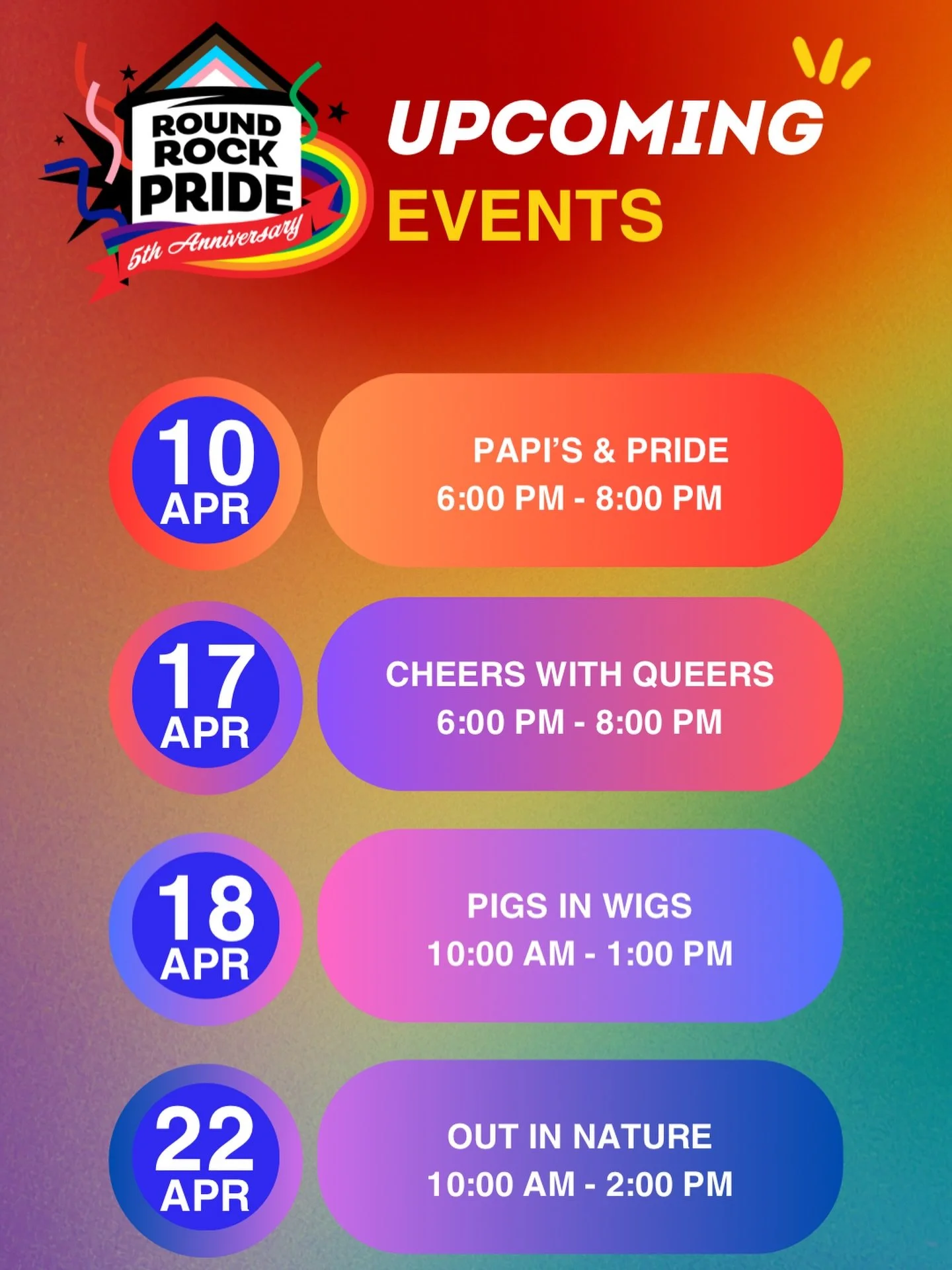 See you soon babes 🌈