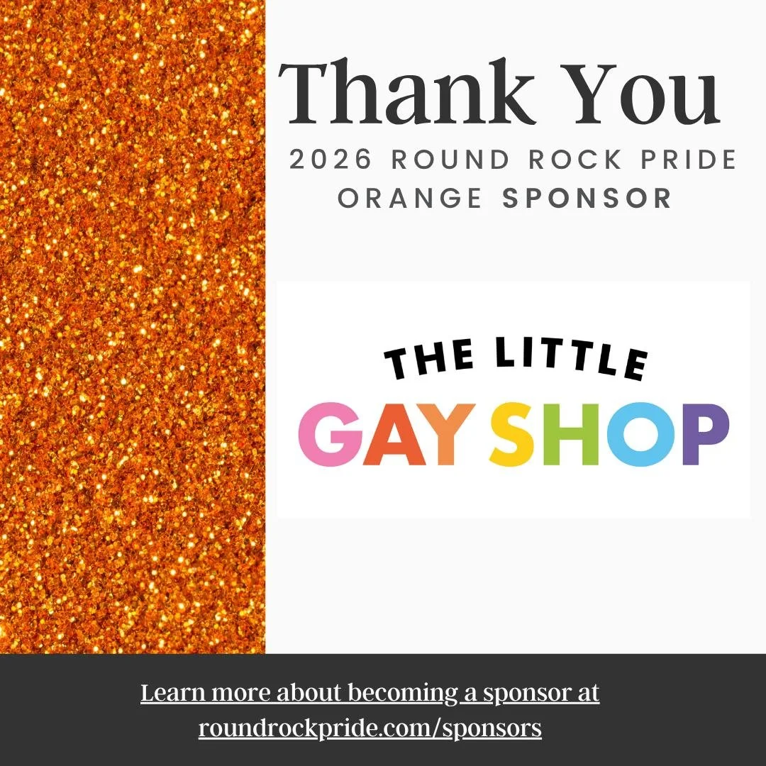 ✨ We are proud to have @thelittlegayshop  as a sponsor of #RoundRockPride2026! 🏳️&zwj;🌈 Your commitment to inclusion and equality helps make our work possible&mdash;thank you for standing with our community. 💖