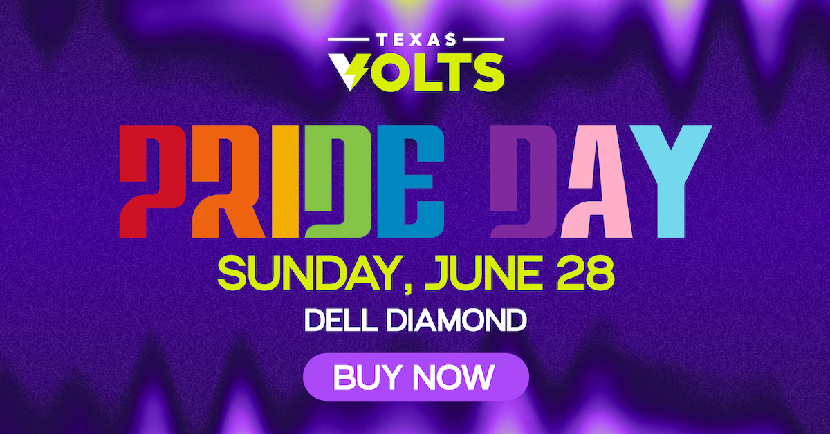 Pride Day with the Texas Volts