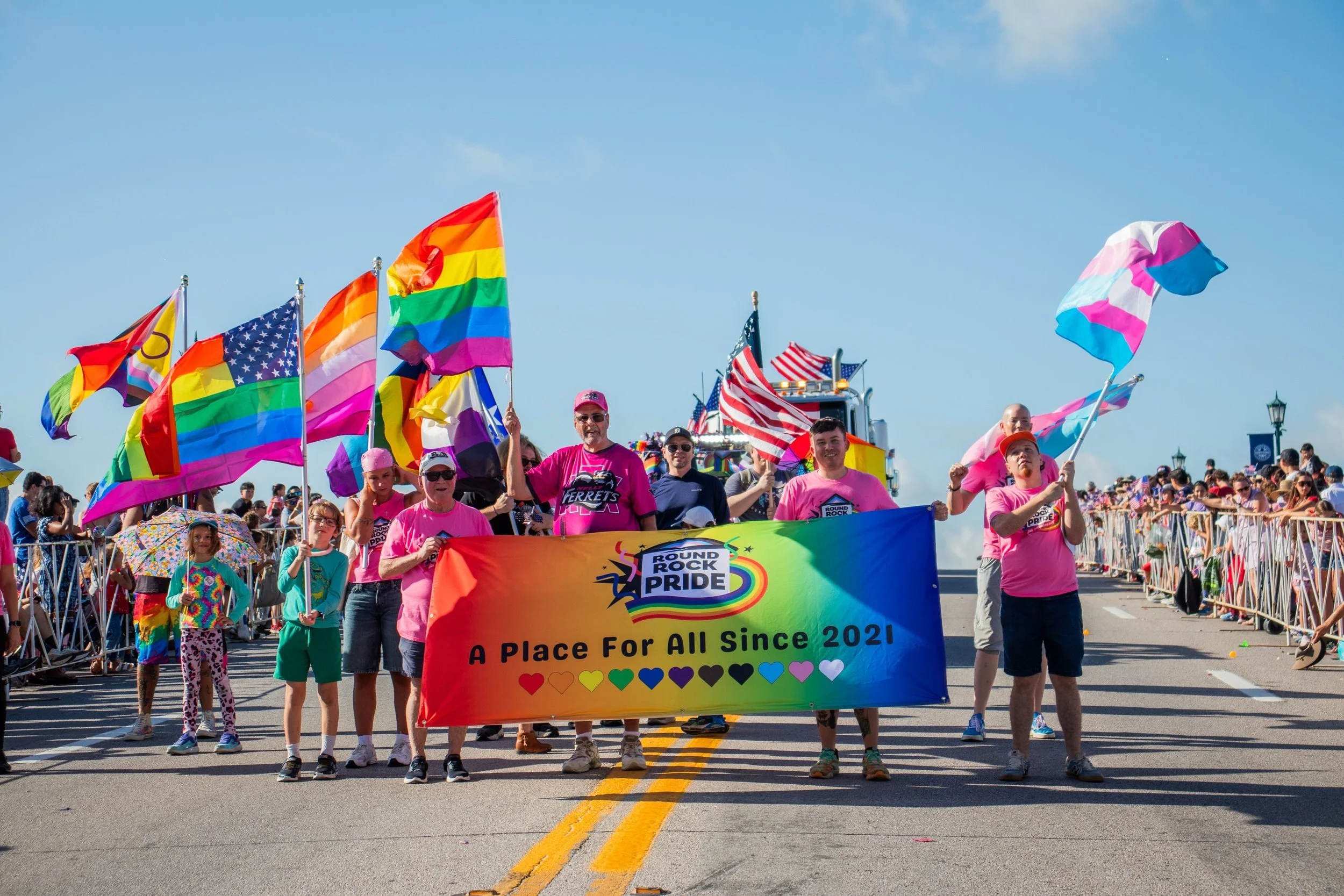 What an incredible morning! 🌈✨

A massive thank you to everyone who walked with Round Rock Pride in the Fourth of July Parade. Whether you marched, waved from the crowd, volunteered, or cheered us on, your energy meant so much to us!

Showing up, be