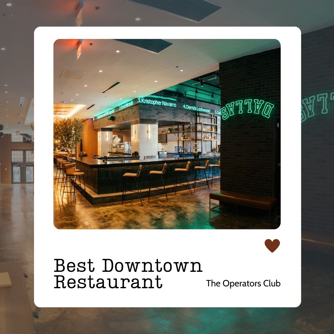 WE NEED YOUR HELP 🫵

Help us snag the titles of Best Local Restaurant and Best Sports Bar in the @dallasobserver annual awards. Voting is open from July 24 to September 5. 

You can vote once per day per email address. Click the link in our bio to c