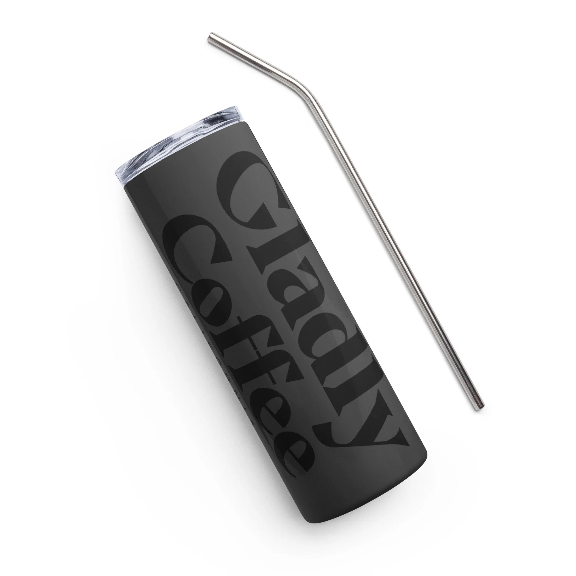 GLADLY Charcoal Black Stainless Steel Tumbler