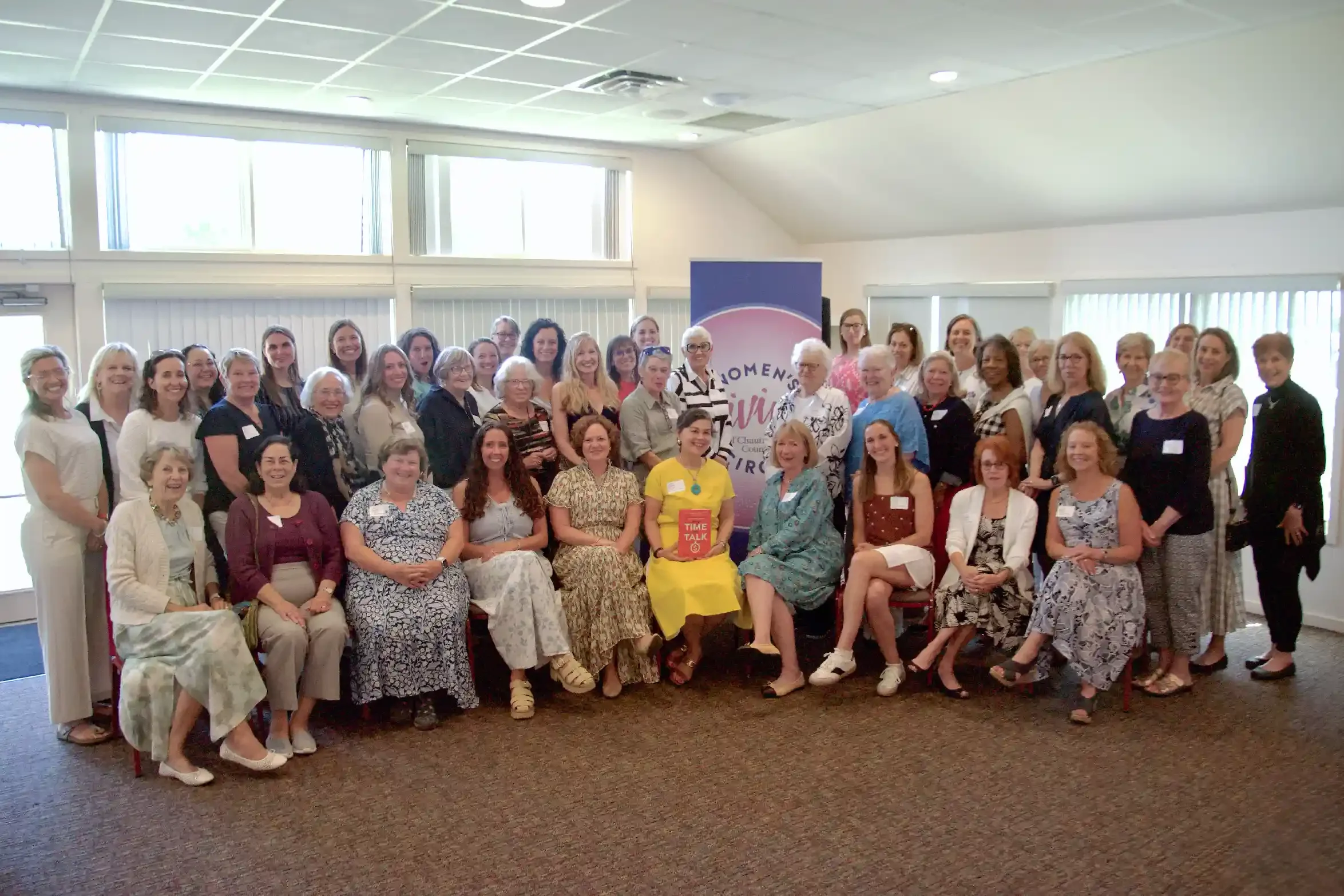A group photo of Women's Giving Circle members