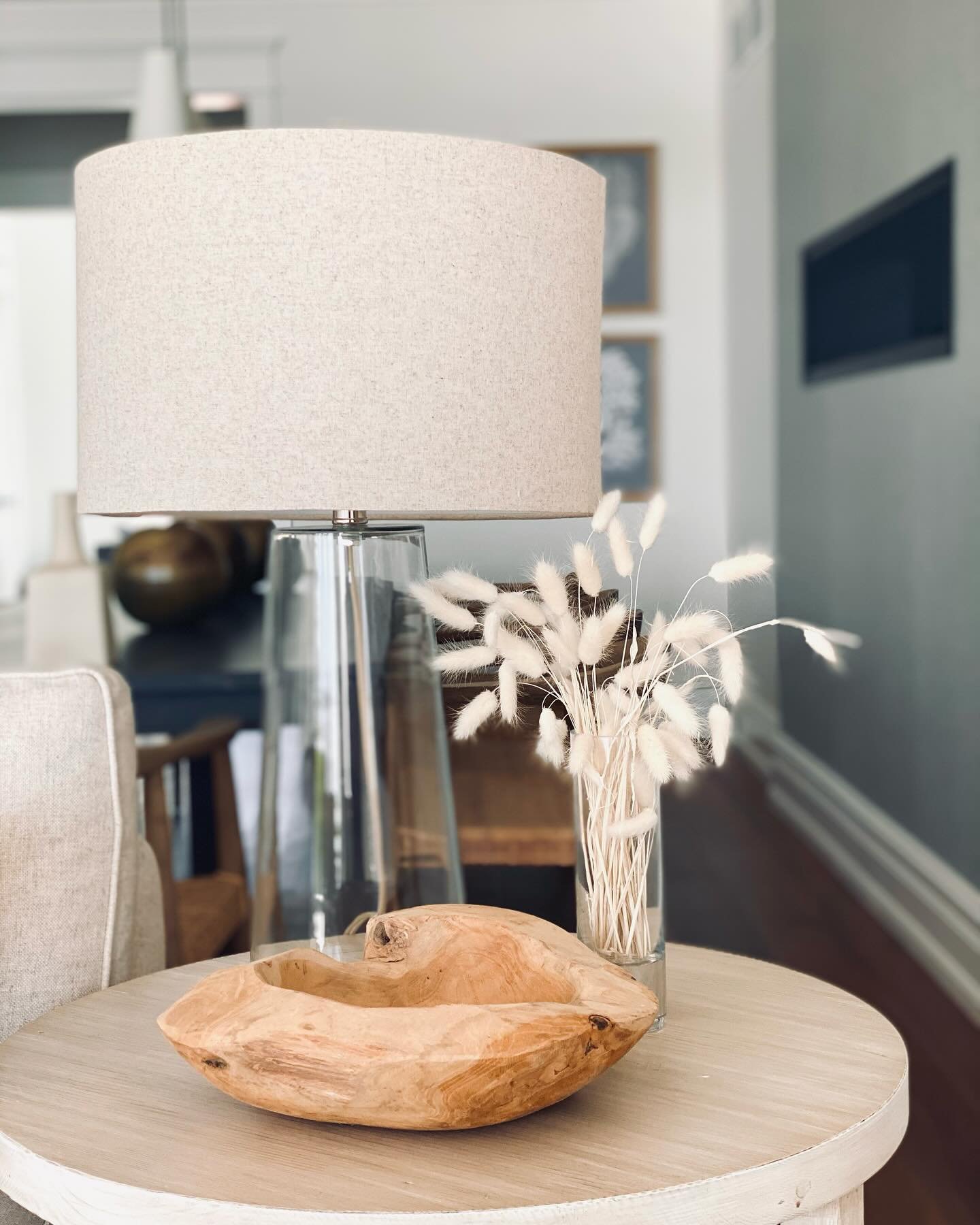 Bunny tails everywhere all the time. Adds softness and a little organic touch. Truly - dried flowers, dried plants are so pretty, so easy! What little corner do you have that needs bunny tails?