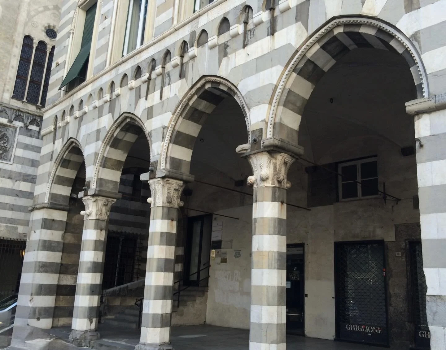 Just a quick thought about how inspiration translates to a project. 

This building in Genoa has been a favorite image of mine for years. The building is striking without being over the top or colorful or shouting out in any of the typical ways. It s