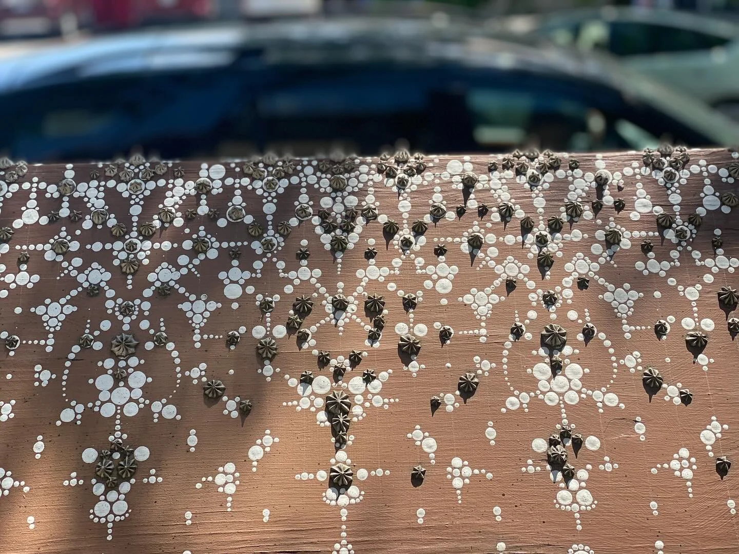 Unexpectedly beautiful. I love finding moments like this. Someone put a lot of work and care into this little library!