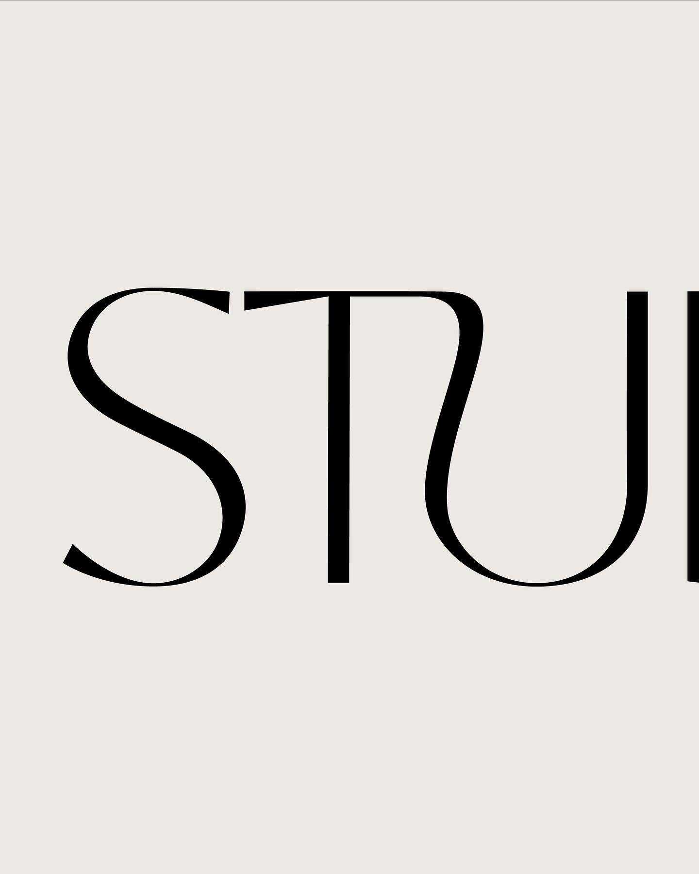 custom wordmark for @studiowuinteriors