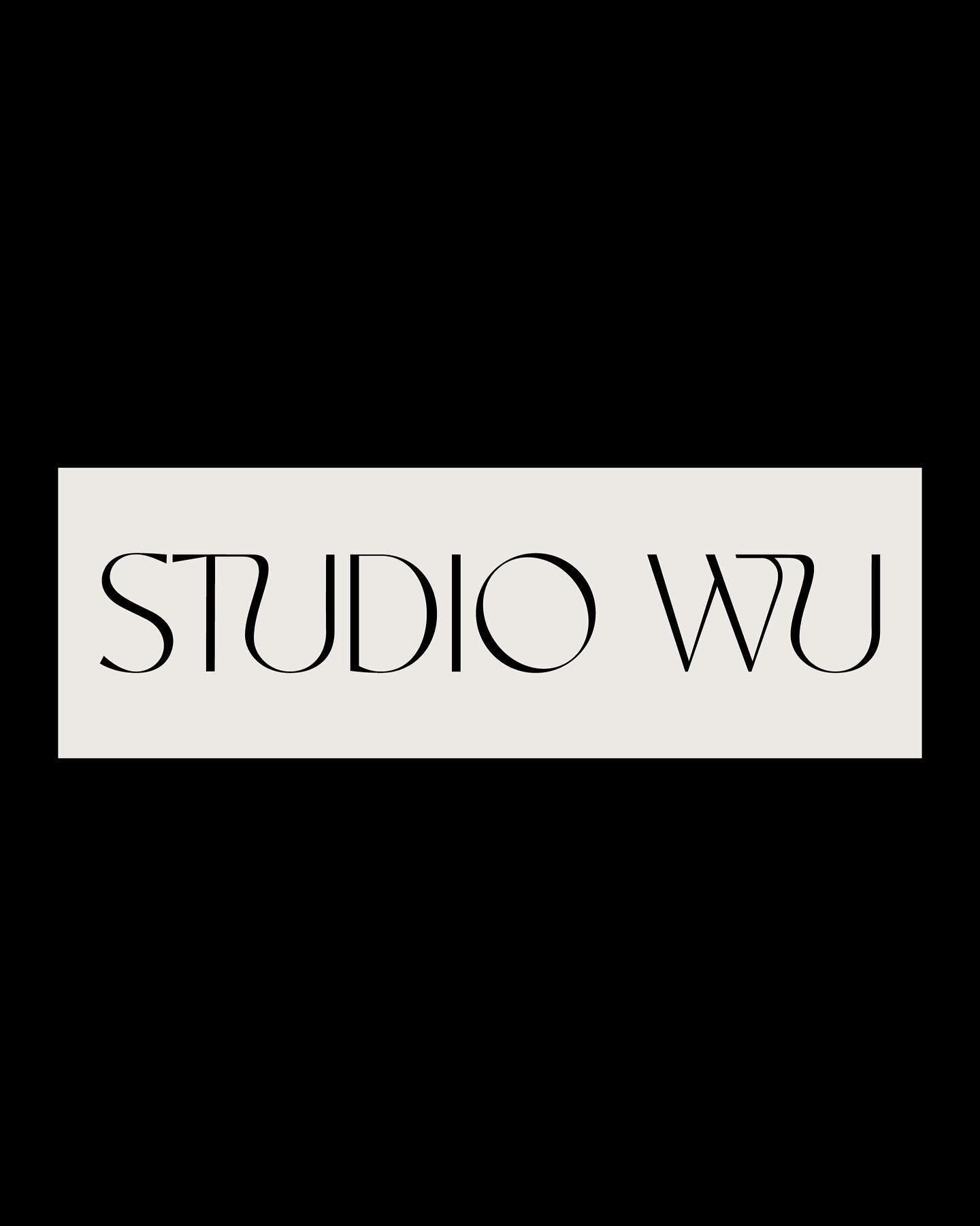custom wordmark for a brand new interior design studio @studiowuinteriors