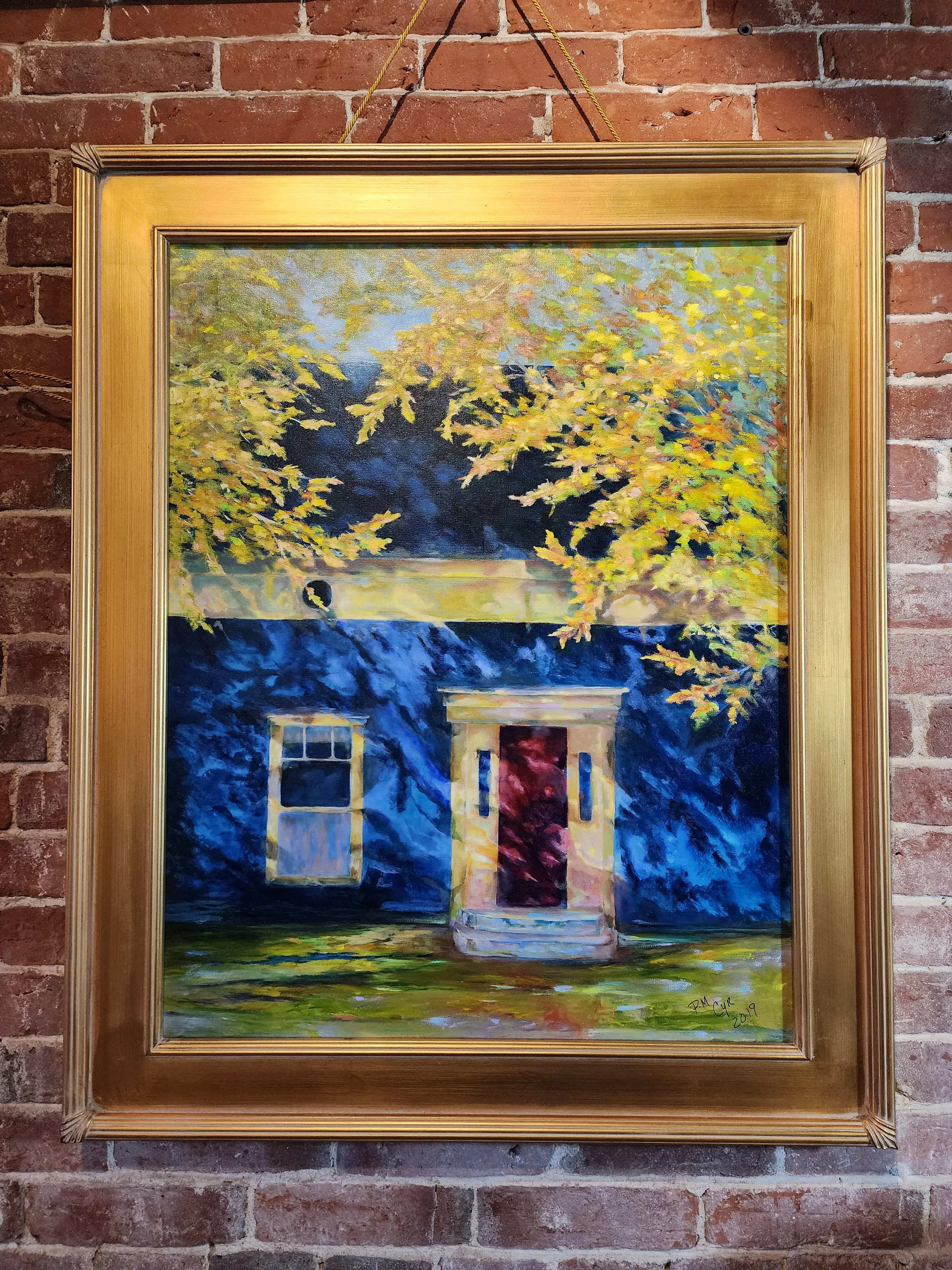 Red Door, Blue Shade (28X22) SOLD