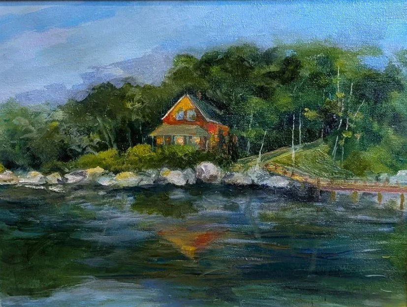 “New Harbor, Maine” by Michel-Paul Cyr