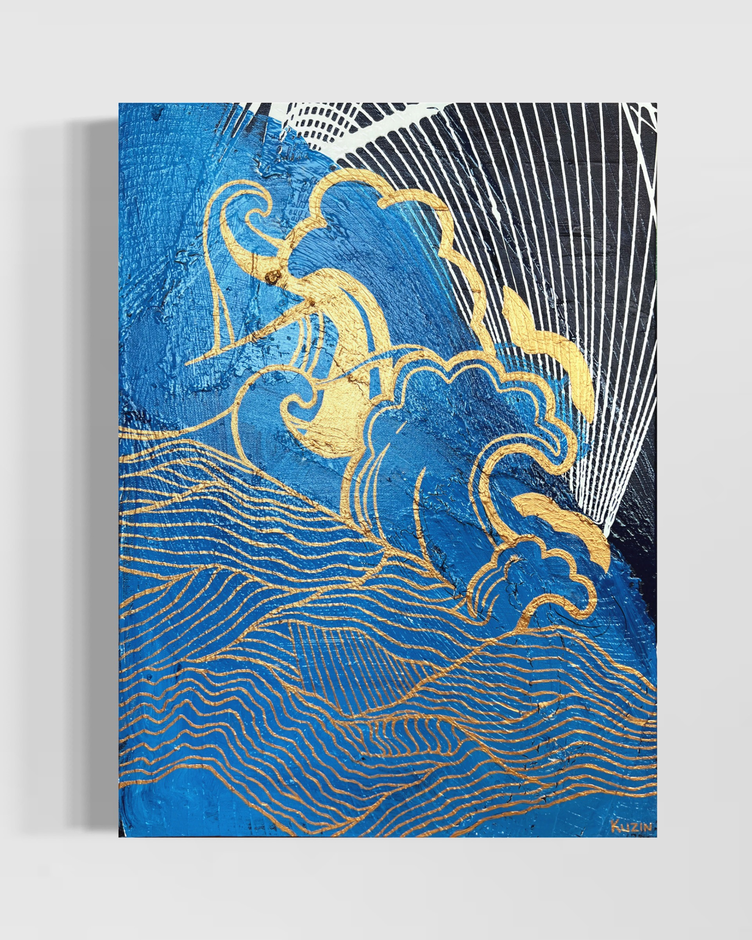 Wave 20x28 — Katie Kuzin - NYC Fine Artist