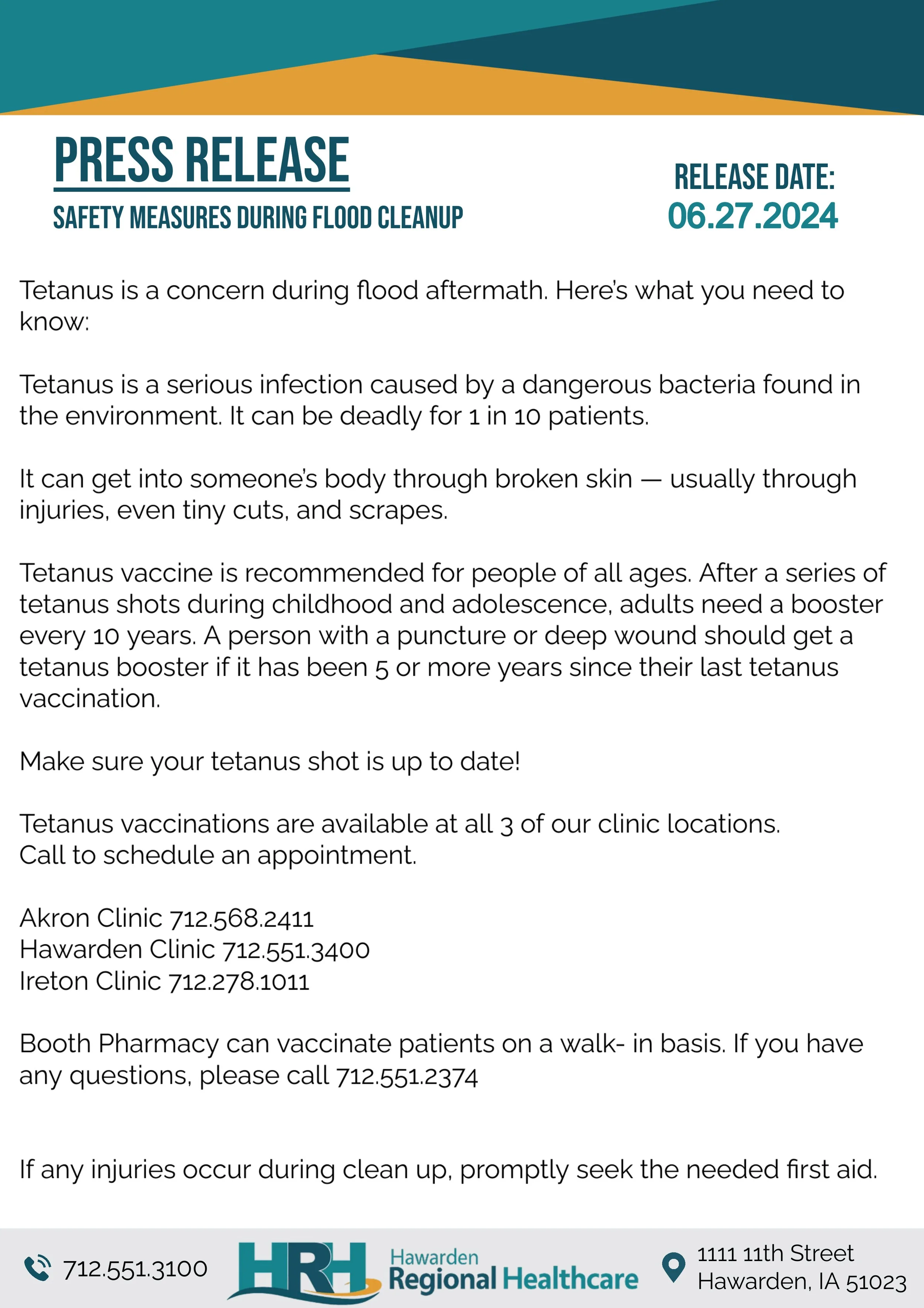 Blog 3 — Hawarden Regional Healthcare