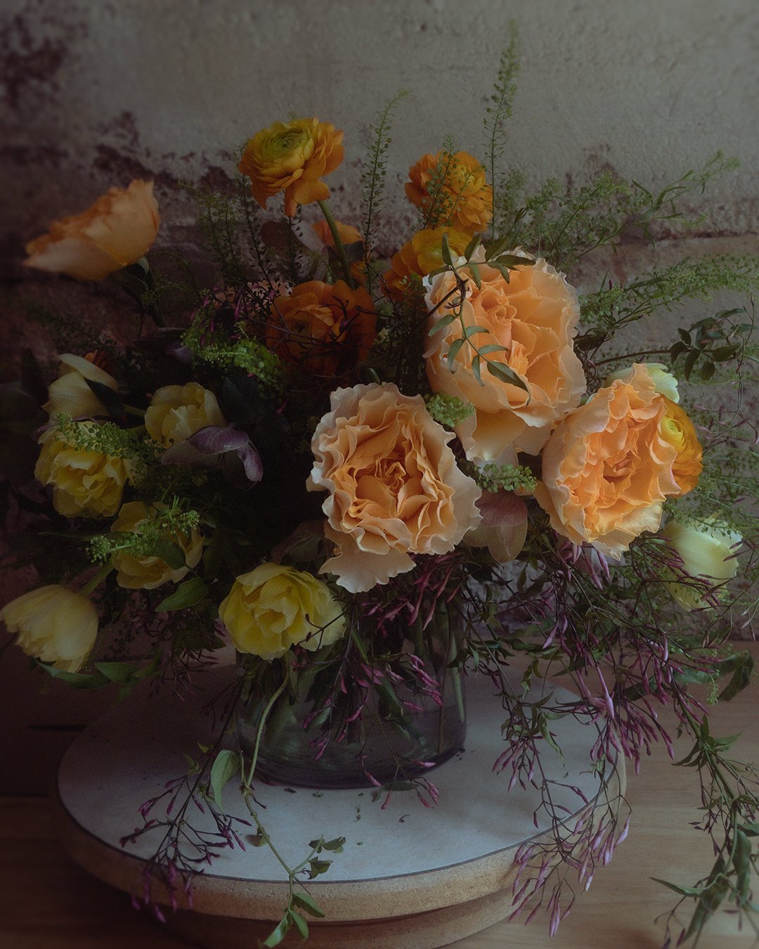  Garden Rose, Hellebore, Jasmine, Penny Cress, Ranunculus, Tulip 