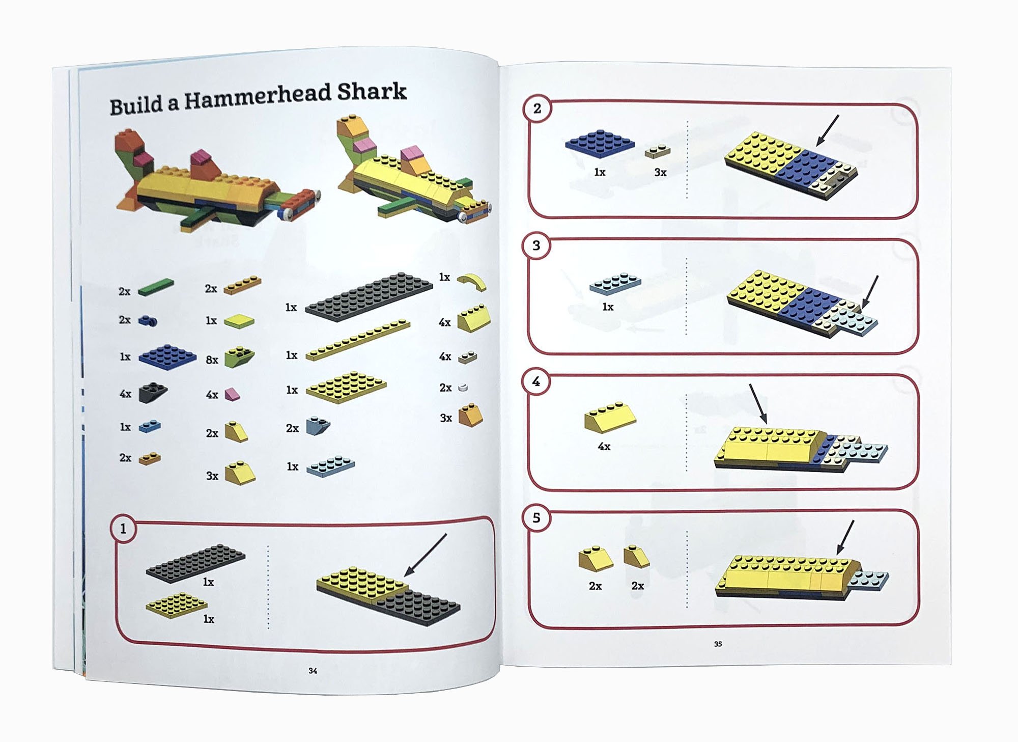 Interior spread from Build It! Sea Life