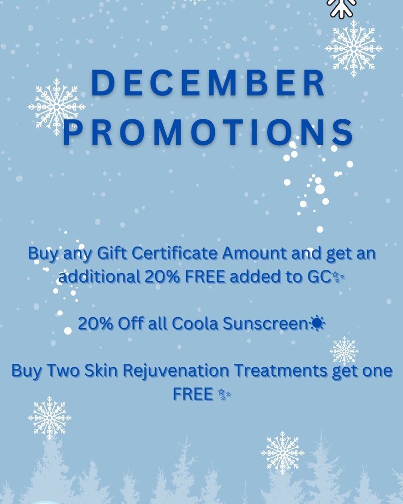 December Promotions! Great gift ideas😀