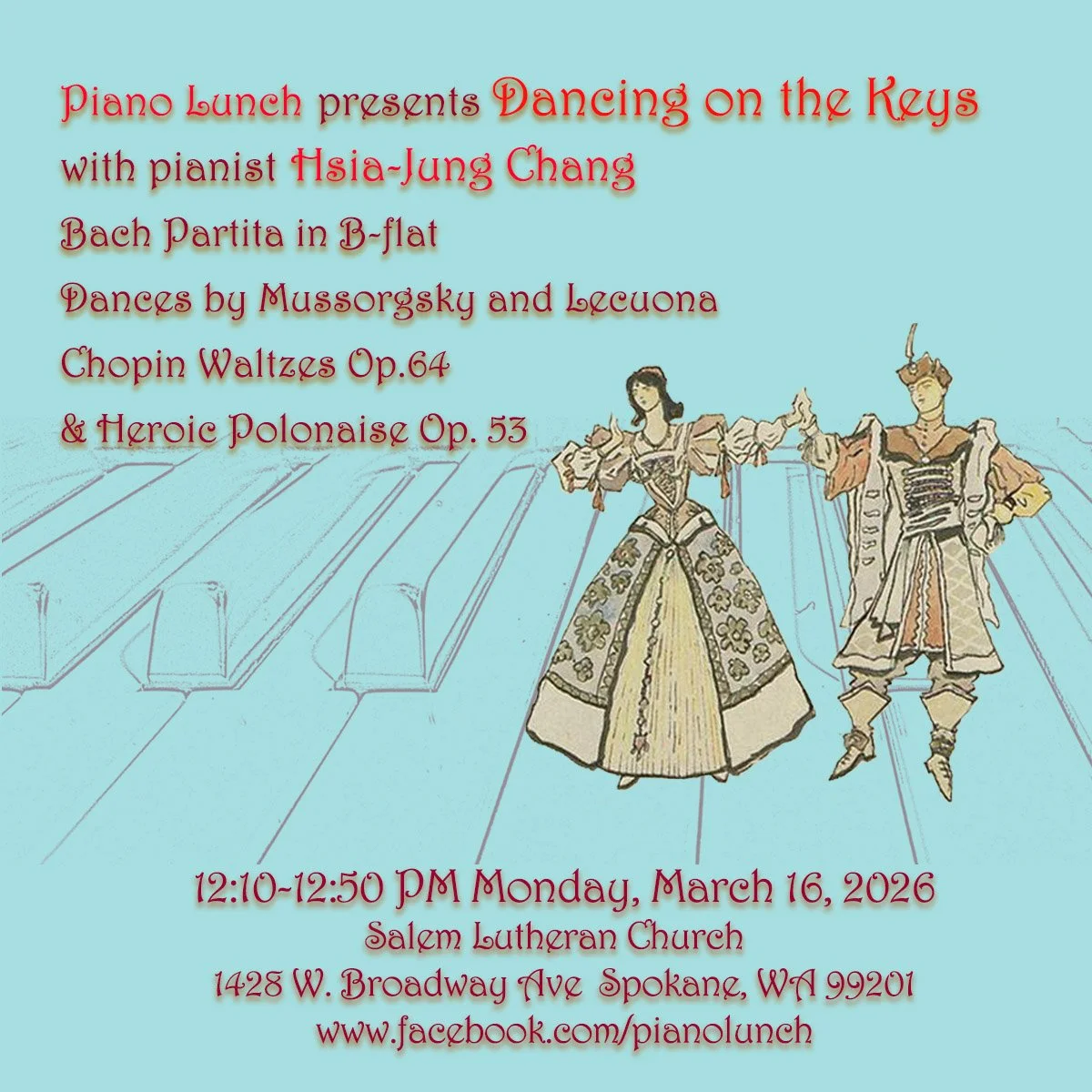 Dancing on the Keys - with pianist Hsia-Jung Chang