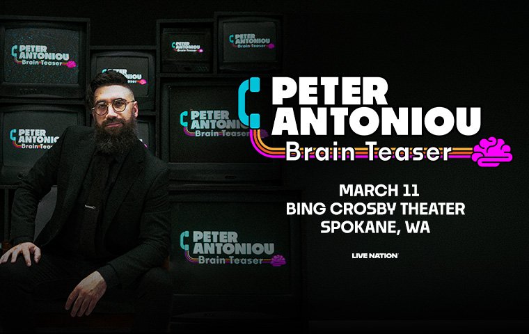 Mind-Reading Comedian Peter Antoniou | March 11, 2027 | The Bing Crosby Theater