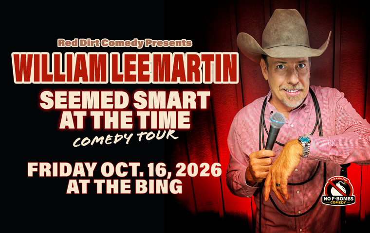 William Lee Martin | Seemed Smart at the Time | At the Bing | October 16