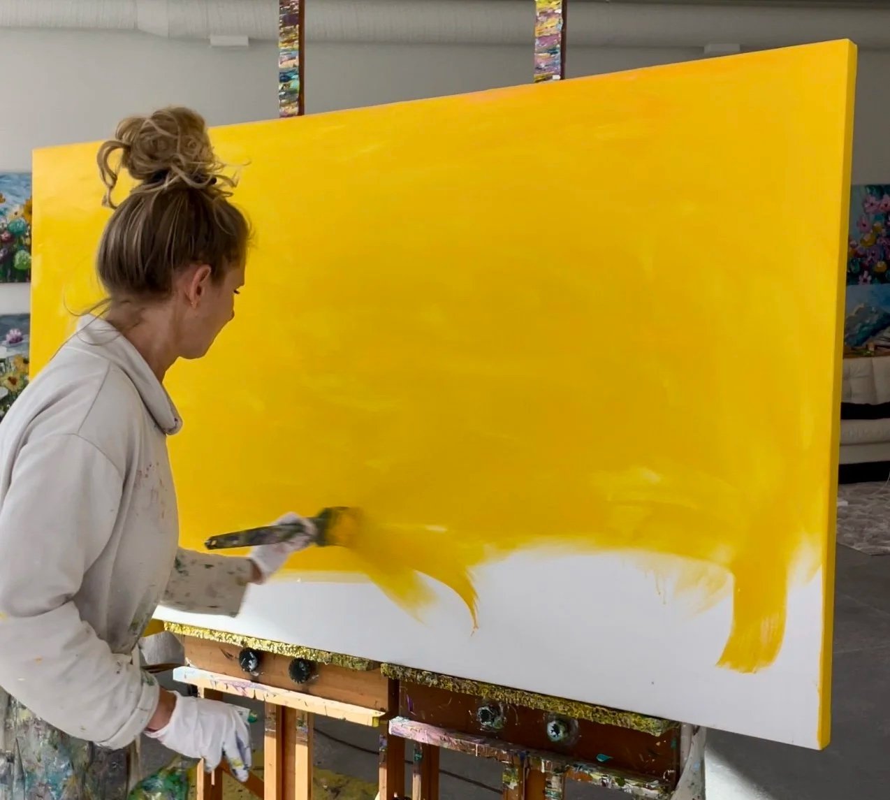 Why Do I Paint Every Canvas Yellow First?