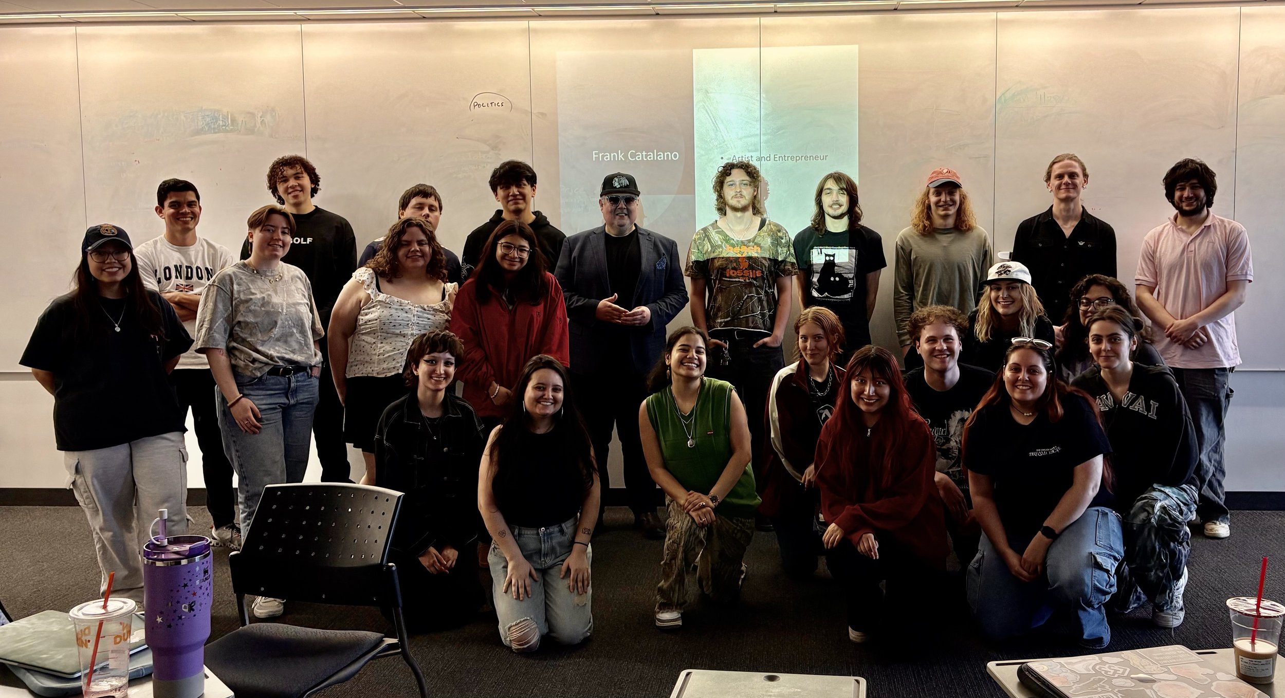 Frank Catalano visits Columbia College Chicago as guest lecturer