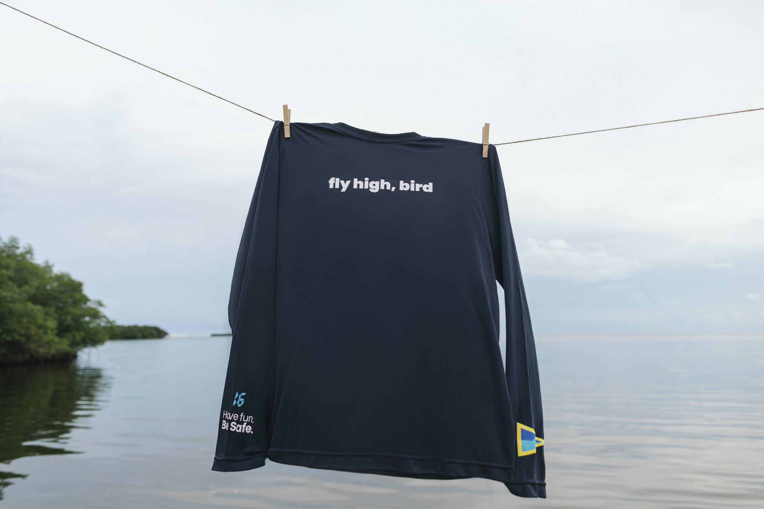 Navy bLU Adult swim shirt