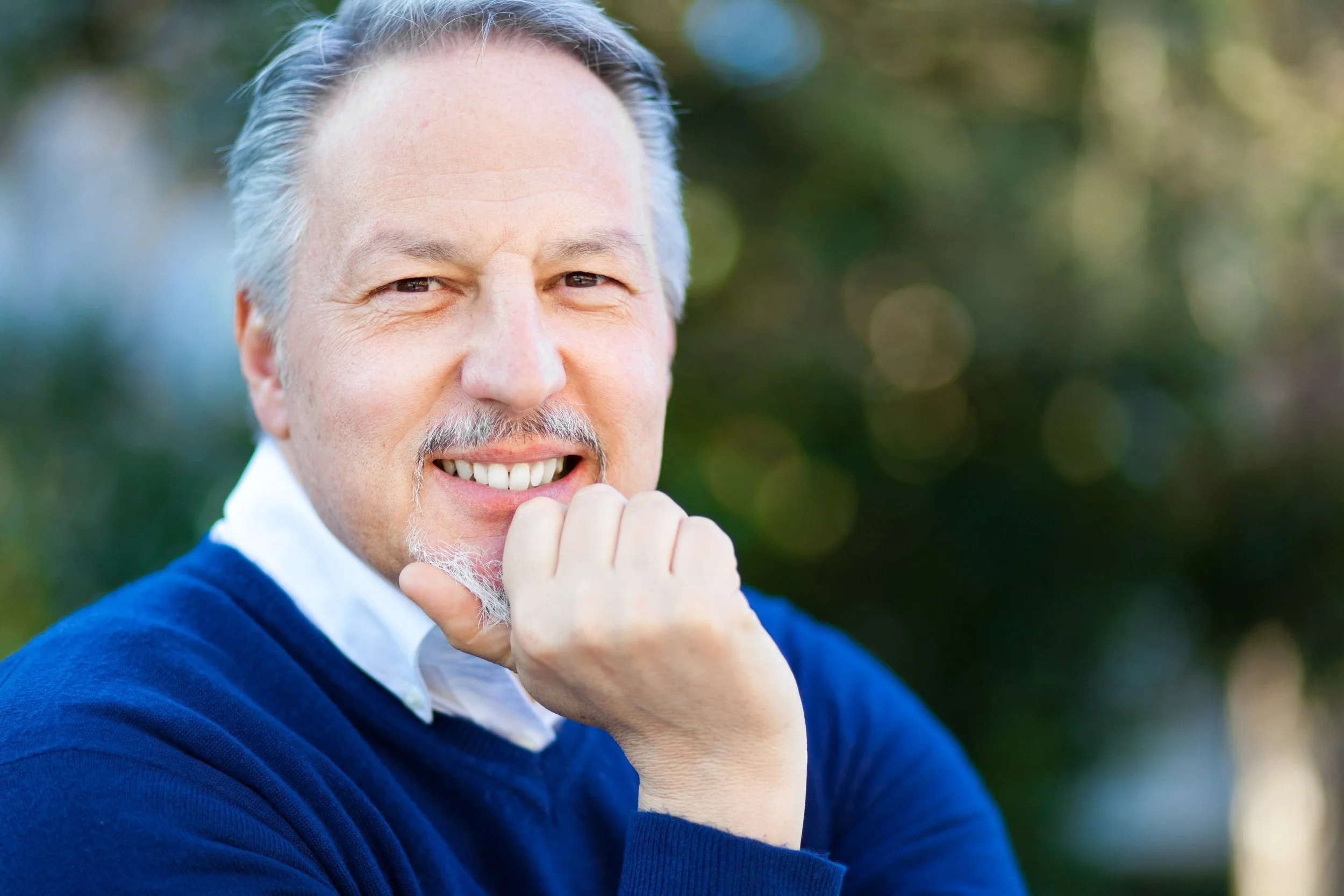 Testimonial from Trevor James cuddle therapy client describing how professional platonic cuddling provided comfort, emotional support, and companionship after the loss of a spouse.
