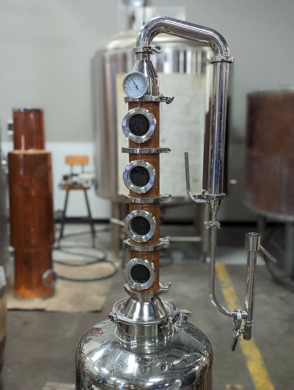 The main still on display